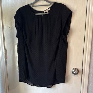 Elegant Black Women's Top NWOT